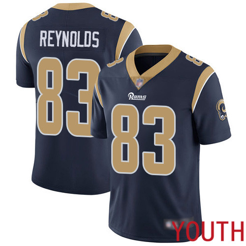 Los Angeles Rams Limited Navy Blue Youth Josh Reynolds Home Jersey NFL Football #83 Vapor Untouchable->women nfl jersey->Women Jersey